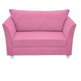 Namoradeira Lisboa 2 Lugares Salão Suede Rose