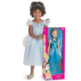 Boneca De Vinil 80 Cm My Size Princesas Disney Cinderela Baby Brink