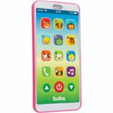 Telefone Infantil Com Sons Celular Baby Phone Rosa Buba