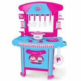 Cozinha Infantil Completa Com Acessorios Barbie Chef Cotiplas