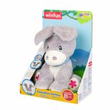 Pelucia Interativa Amiguinho Esconde Esconde Burrinho Winfun Yes Toys