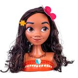 Boneca Para Pentear Princesas Disney Busto Moana Cotiplas