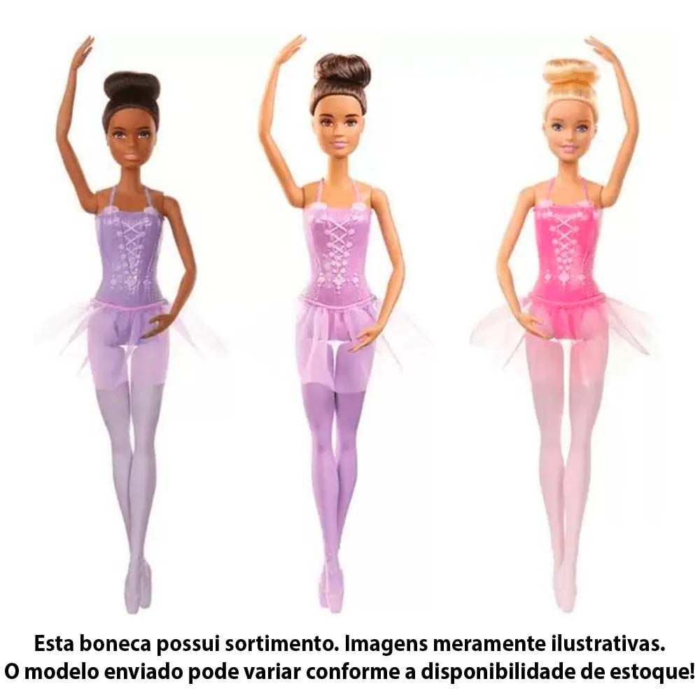 Boneca Articulada Barbie Bailarina Classica Sortido Mattel