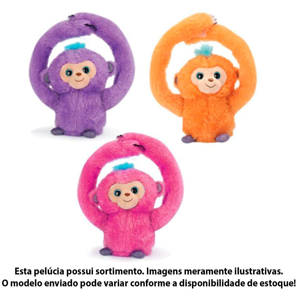 Pelucia Interativa Playfull Pets Macaquinho Divertido Sortido Toyng