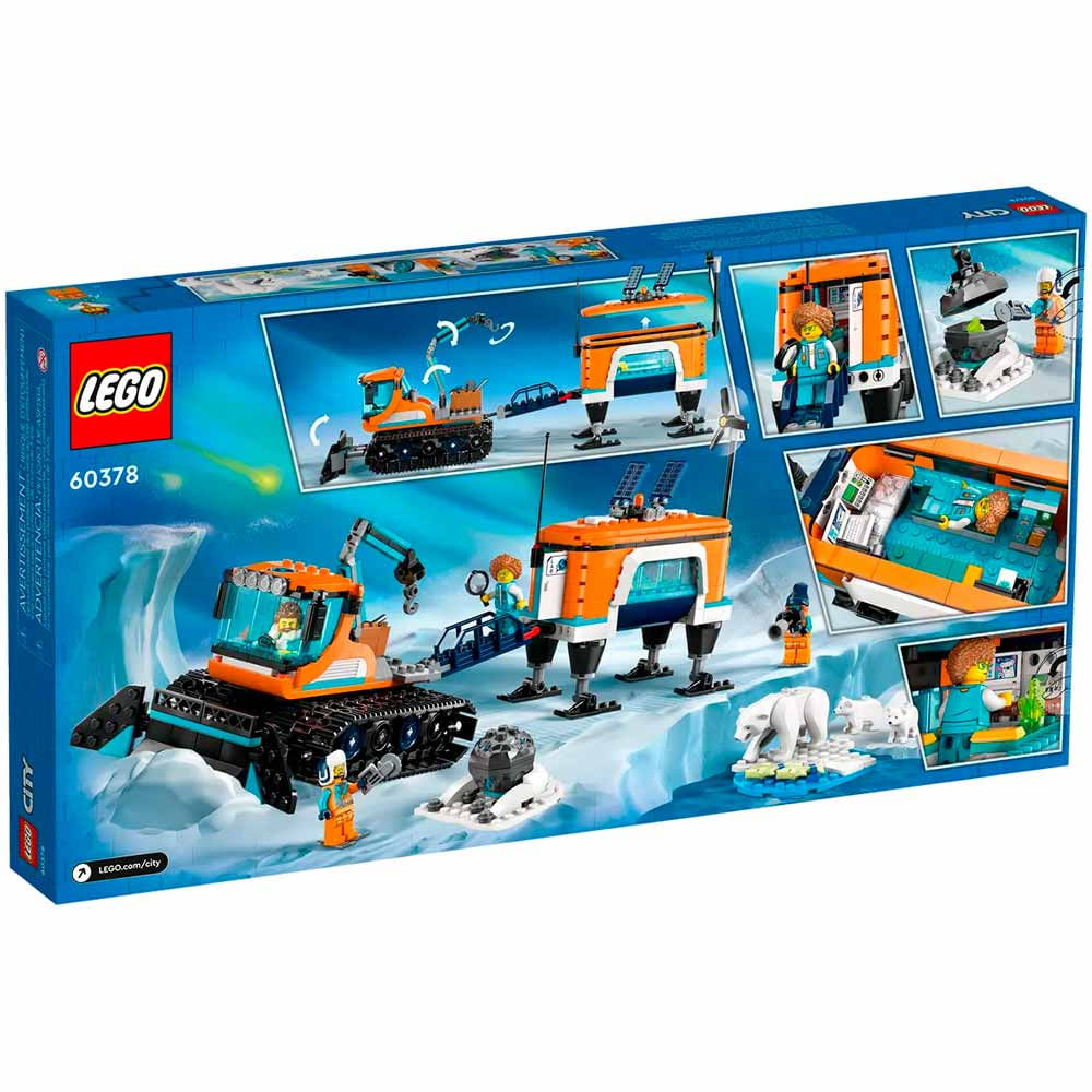 Lego City Caminhao E Laboratorio Movel De Exploracao Artica 489 Pecas Lego