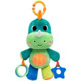 Pelucia Infantil 32 Cm Bubazoo Treme Treme Dino Verde Buba