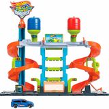 Conjunto E Pista Hot Wheels City Lava Rapido Mega Torre Mattel