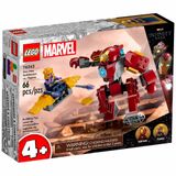 Lego Marvel Hulkbuster Do Homem De Ferro Vs Thanos 66 Pecas Lego