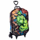 Mochila 3d De Rodinhas Infantil Marvel Avengers Hulk Maxtoy