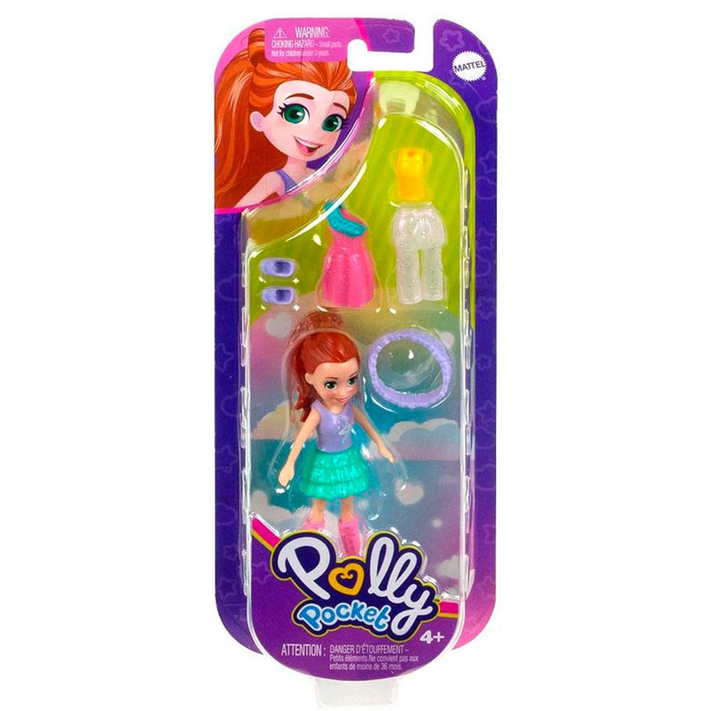 Conjunto E Boneca Polly Pocket Lila Shimmer Mattel