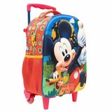 Mochila 3d De Rodinhas Infantil Disney Mickey Mouse Y Xeryus