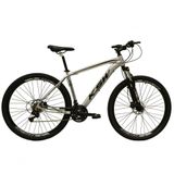 Bicicleta Aro 29 Ksw Xlt 24v Freio A Disco Suspensão Mountain Bike Alumínio Prata 15