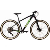 Bicicleta Aro 29 Ksw Xlt 12v Garfo Com Trava 11-50 Preto-verde 19