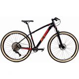 Bicicleta Aro 29 Ksw Xlt 12v Garfo Com Trava 11-50 Preto-vermelho-laranja 15