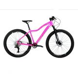 Bicicleta Aro 29 Absolute Hera Feminina 12v Garfo Trava No Guidão 1x12 Rosa 15