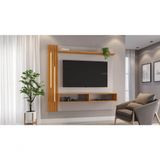 Painel Para Tv Até 65 Polegadas Agrado Candian - Jcm Movelaria Off White-cinamomo