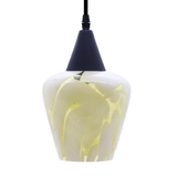 Lustre Pendente Taschibra Monalisa Murano E27 Preto Bivolt