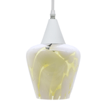 Lustre Pendente Taschibra Monalisa Murano E27 Branco Bivolt