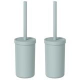 2x Escova De Banheiro Vaso Sanitario Ou Bold Verde Salvia