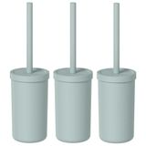3x Escova De Banheiro Vaso Sanitario Ou Bold Verde Salvia