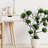 15 Picks De Plantas Artificiais Com Eucalipto (6 Hastes Cada) Para Criação De Guirlandas E Decorações Ornamentais