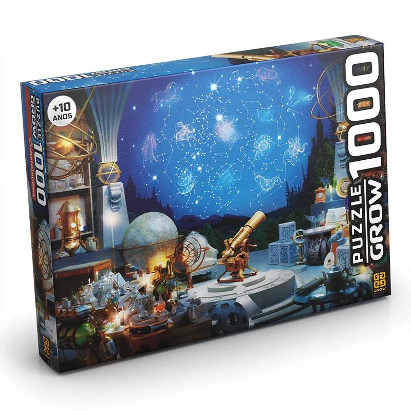 quebra cabeca 1000 pecas constelacoes grow