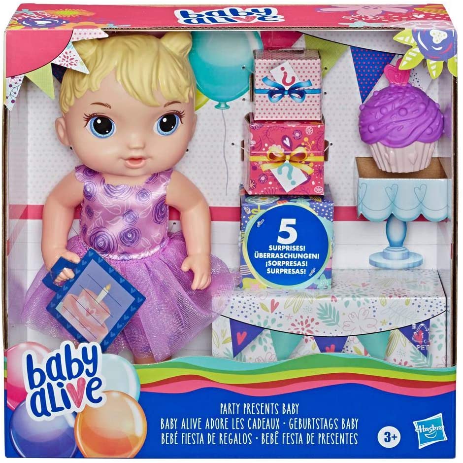 Boneca Baby Alive Hasbro Festa De Presentes 3+ E8719