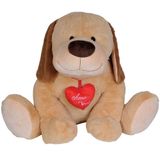 Pelucia Cachorro Bob Love Sentado 37cm Lovely