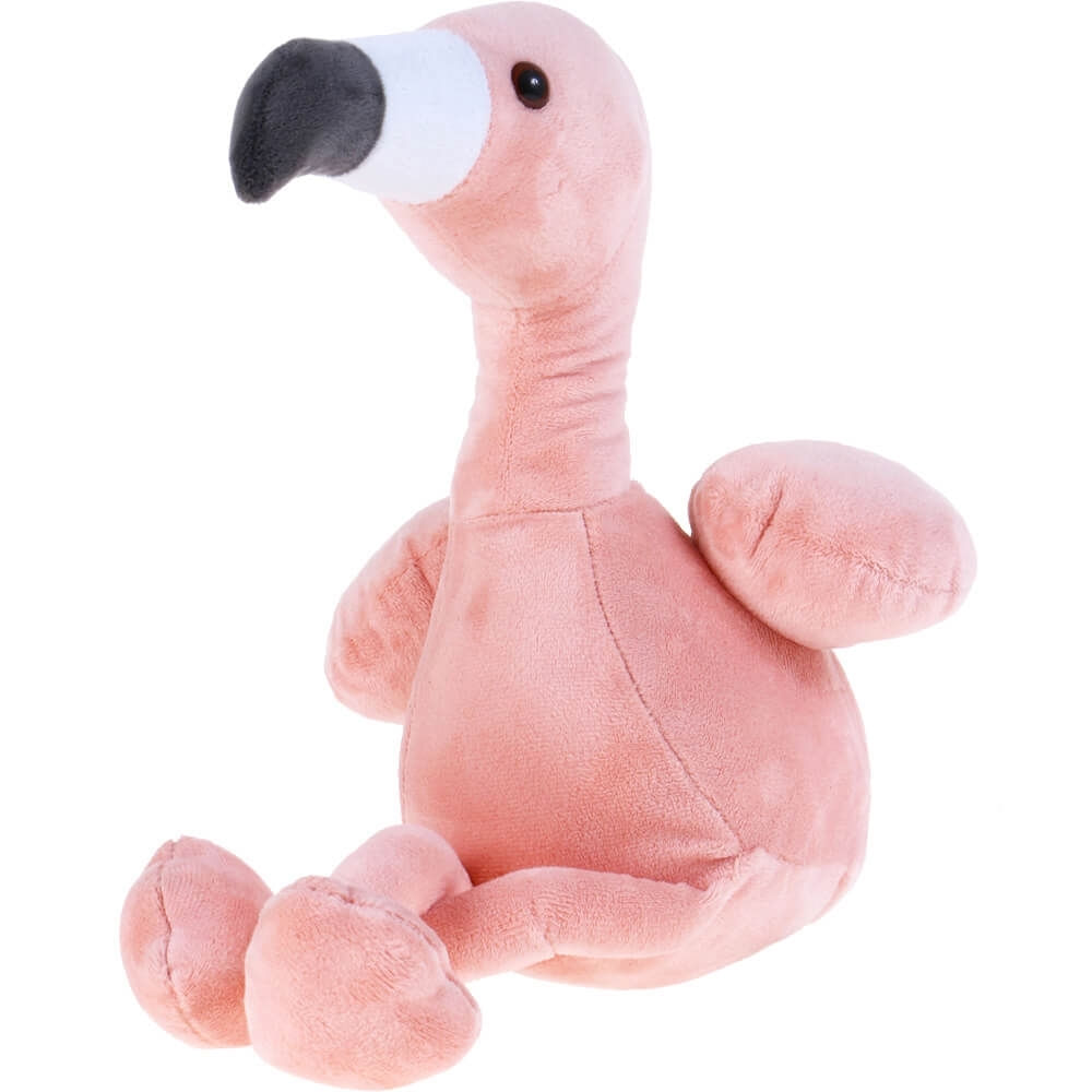 Pelucia Flamingo Oracio 30cm Santa Klaus