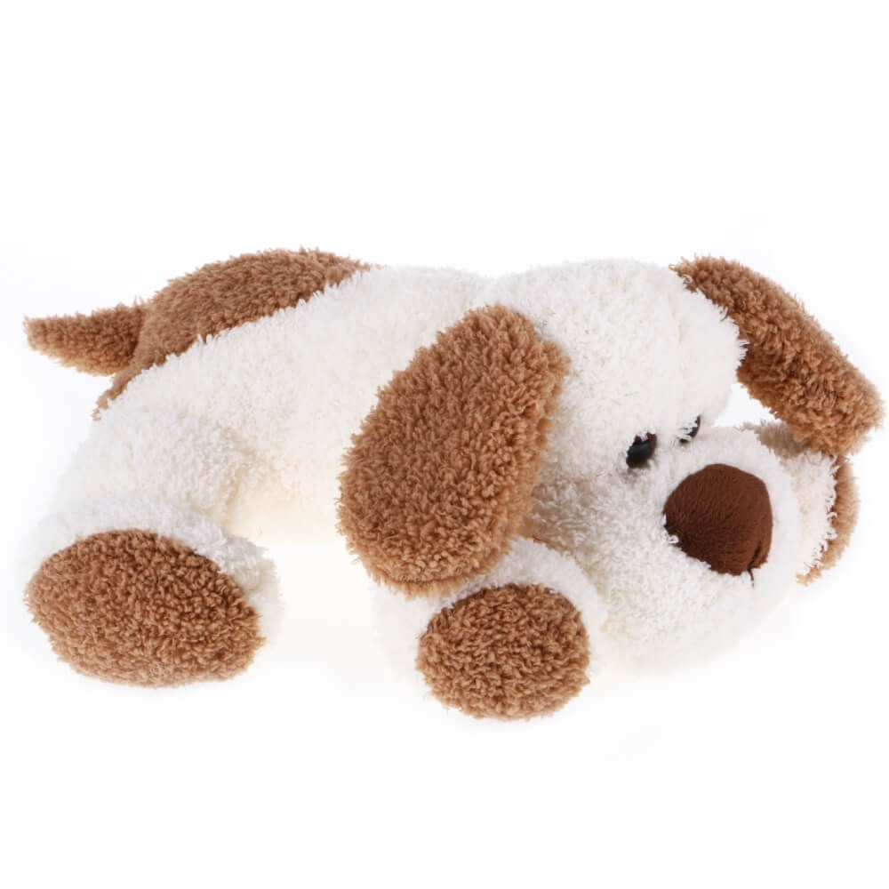 Pelucia Cachorro Leco Caramelo 25cm Santa Klaus