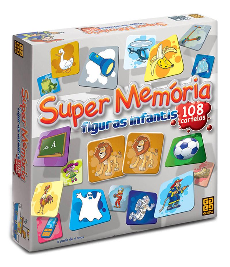 jogo super memoria figuras infantis grow