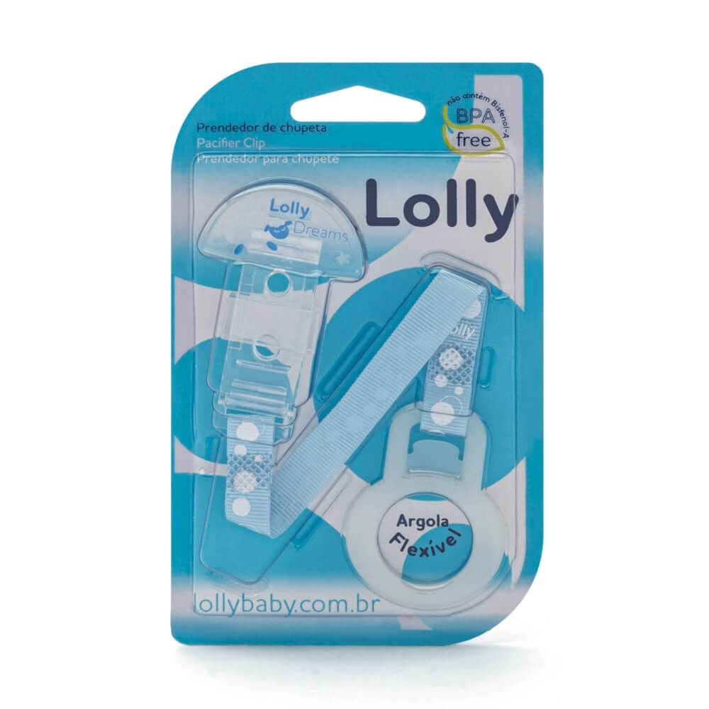 Prendedor De Chupeta Dreams Azul Lolly