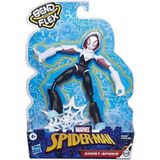 Figura Ghost Spider Bend And Flex Homem Aranha Marvel Disney 20cm Hasbro