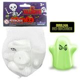 Kit Halloween Fantasminha Neon Com 6 Brasilflex