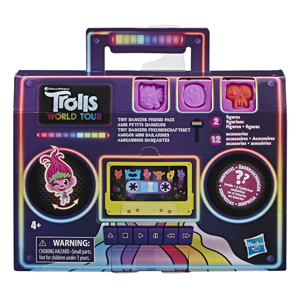 Conjunto com Duas Mini Figuras - Trolls - Amiguinhos Dançantes - Hasbro