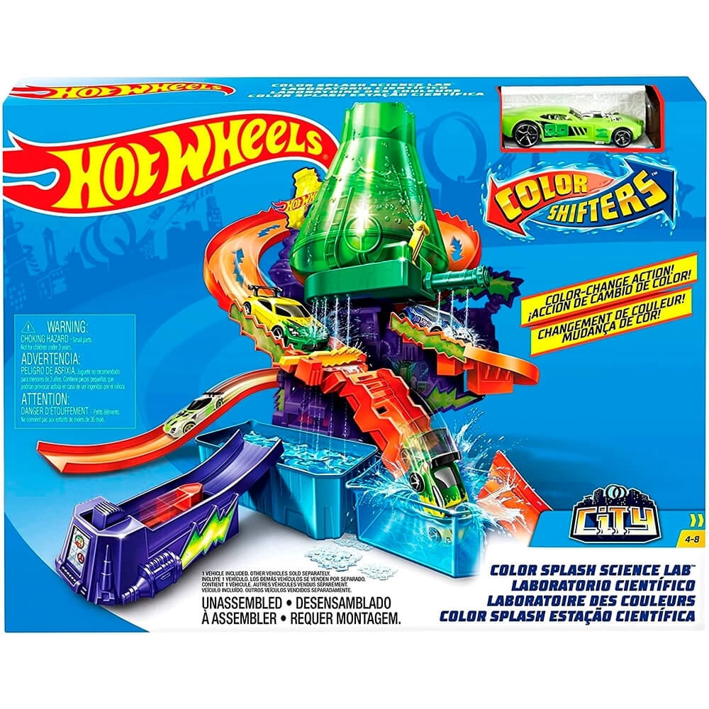 Estacao Cientifica Color Change Hot Wheels Mattel