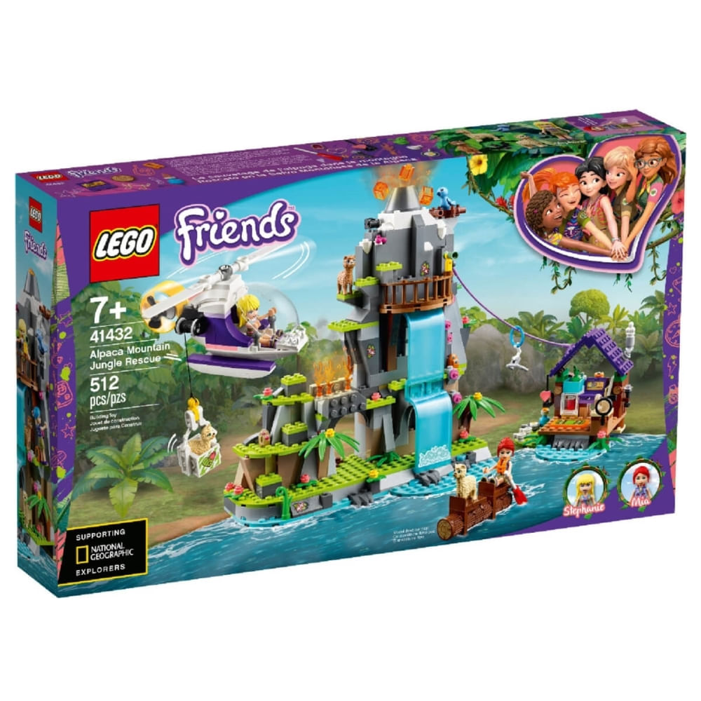 Lego Friends 41432 Resgate Da Alpaca Selva Montanha