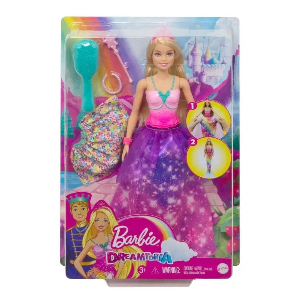 Boneca Barbie Dreamtopia 2 Em 1 Princesa / Sereia Mattel