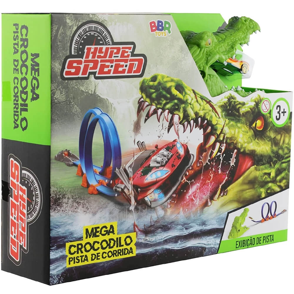 Pista De Corrida Mega Crocodilo Bbr