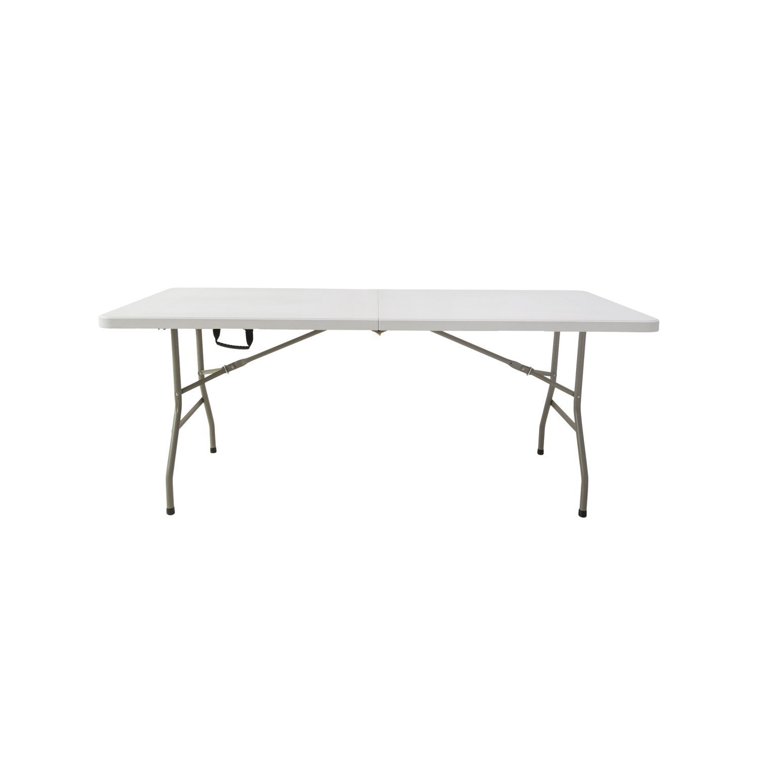 Mesa Dobrável 180cm 4 Lugares Portátil Polietileno Atacama Fratini Branco