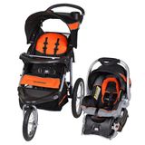 Carrinho De Bebe Com Cadeira Para Carro Baby Trend Corredor, Laranja