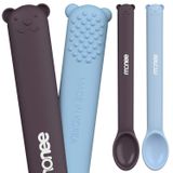 Monee Baby Spoons Com Dentes - Utensílios Para Alimentação De Bebês E Desmamar De Bebê Led – Colheres De Bebê Super Macias De Silicone