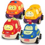 Kidzlane Puxa Carros Para Crianças | Baby Toy Cars Para Menino Ou Menina De 1 A 3 Anos | Brinquedos De Carro Soft & Robustos Puxam Para Trás | Conjun