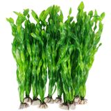 Mylifeunit Plantas Artificiais De Água De Algas Para Aquário, Decorações De Plantas De Tanque De Peixe Plástico 10 Pcs