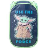 Jay Franco Star Wars The Mandalorian The Child Pop Up Hamper - Cesta De Roupa De Malha/saco Com Alças Duráveis - Apresenta Baby Yoda (produto Oficial