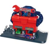 Playsets De Ataque De Criaturas Hot Wheels, Garagem De Gorilas, Multicoloridos