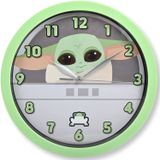 Accutime Watch Star Wars Clock – Star Wars Mandalorian Kids Wall Clock – Baby Yoda Wall Clock For Adults And Kids – Ideal Para Cozinha, Quarto Infant