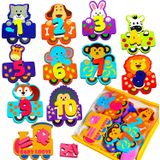 Brinquedos De Banho De Espuma - Números De Banheira 100% Não Tóxicos - Melhor Brinquedo De Banho De Bebê Para Meninos Crianças - Conjunto De 27 Pcs -