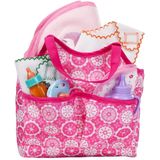 Xadp 8 Pcs Acessórios Completos De Boneca Baby Fralda Saco De Boneca Garrafa De Boneca Com Conjunto De Troca Para Bonecas Bebê, Incluindo Garrafas, F