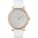 Relógio De Vestido De Cristal De Cristal Da Timex Feminino 38mm